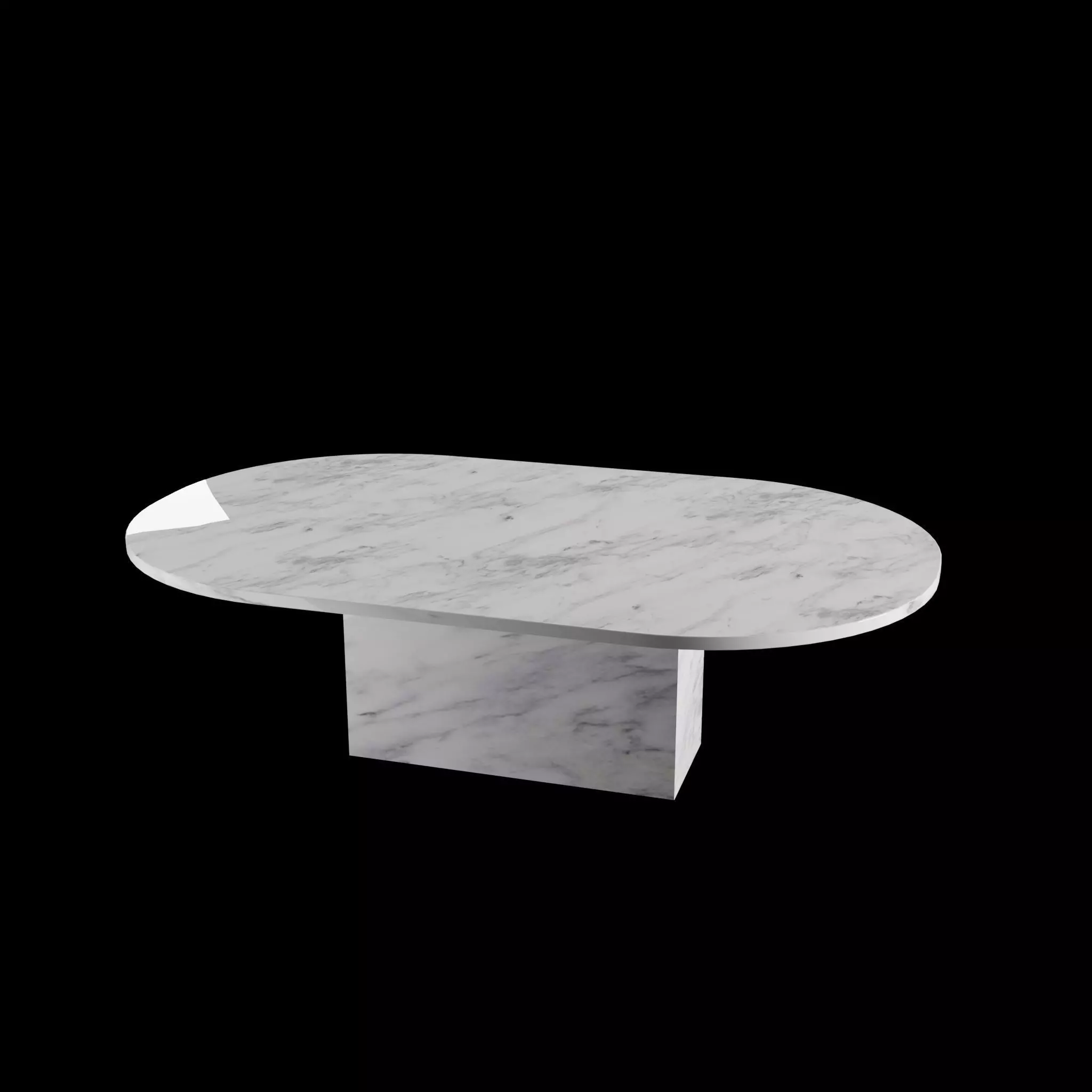 Marble table  3D model_0