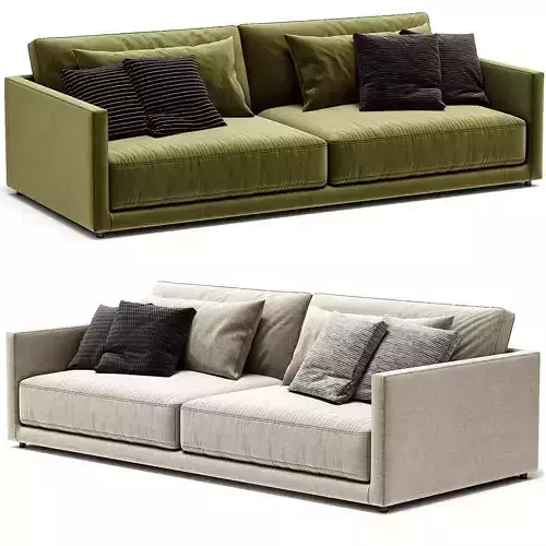 Blanche Katarina 2 Seats Sofa 3D model