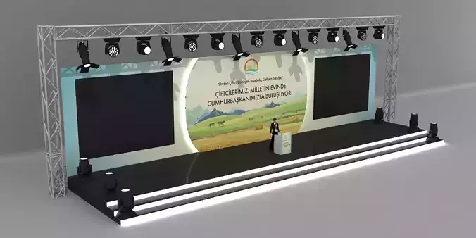 Agriculture Stage Decor 093