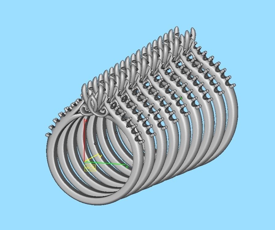 Paris Solitaire Engagement Ring with 4mm main stone 3D print model_34