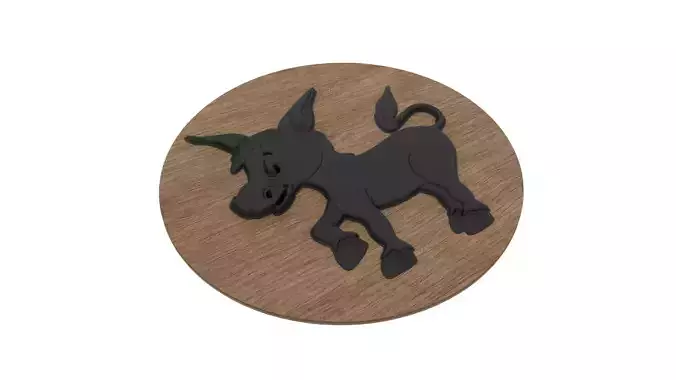 Donkey Medallion