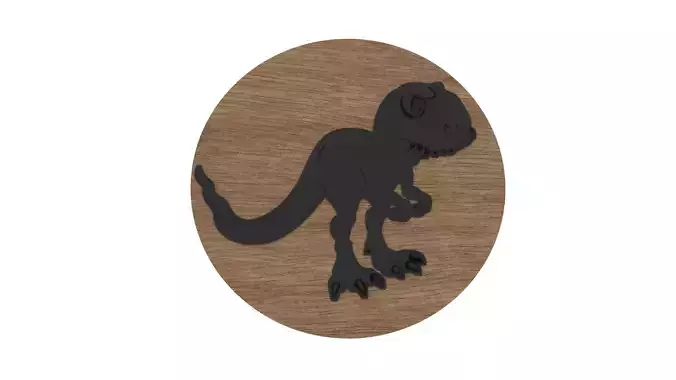 Dinosaur Tirex Medallion