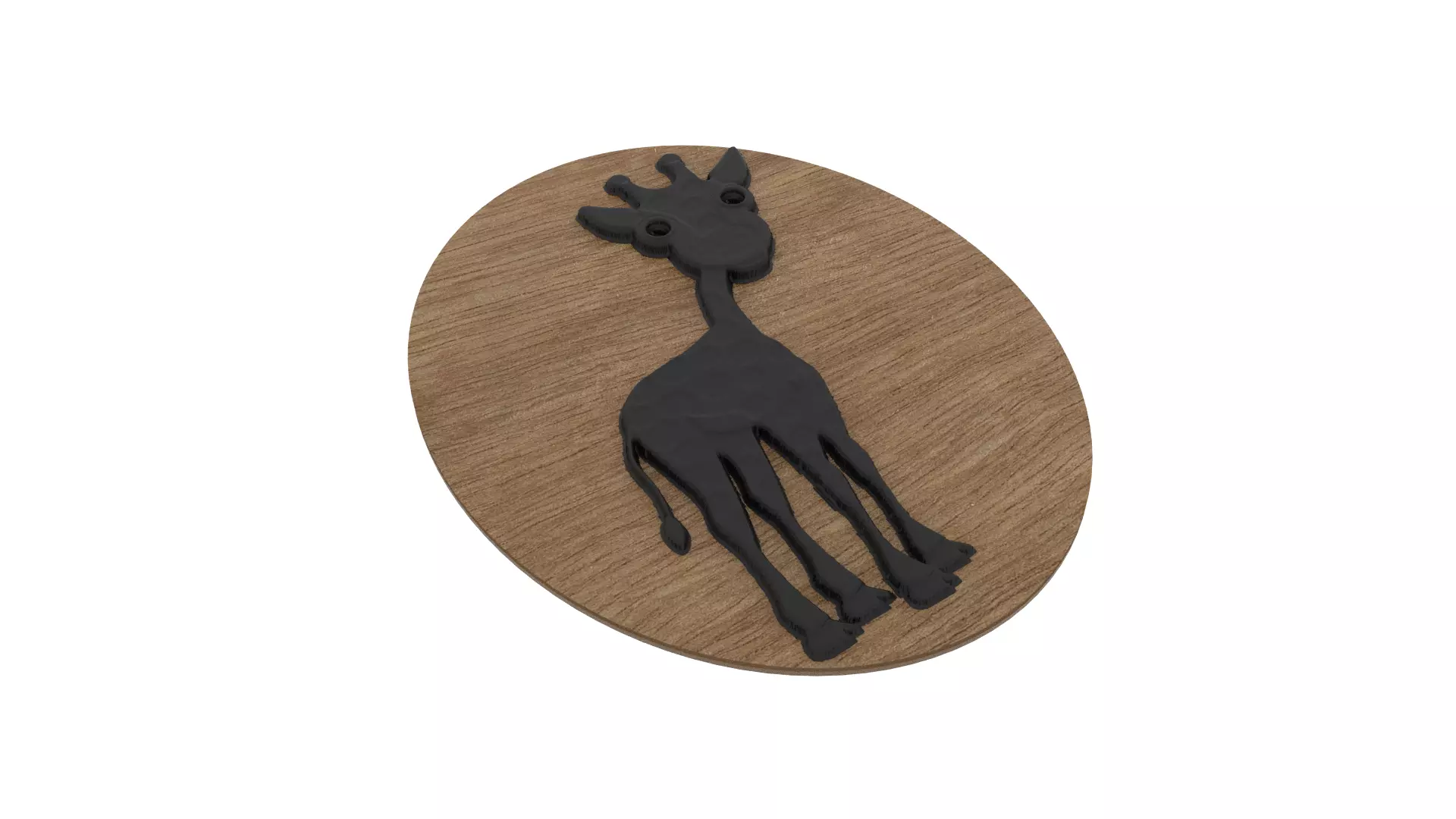 Zebra Medallion 3D print model_0