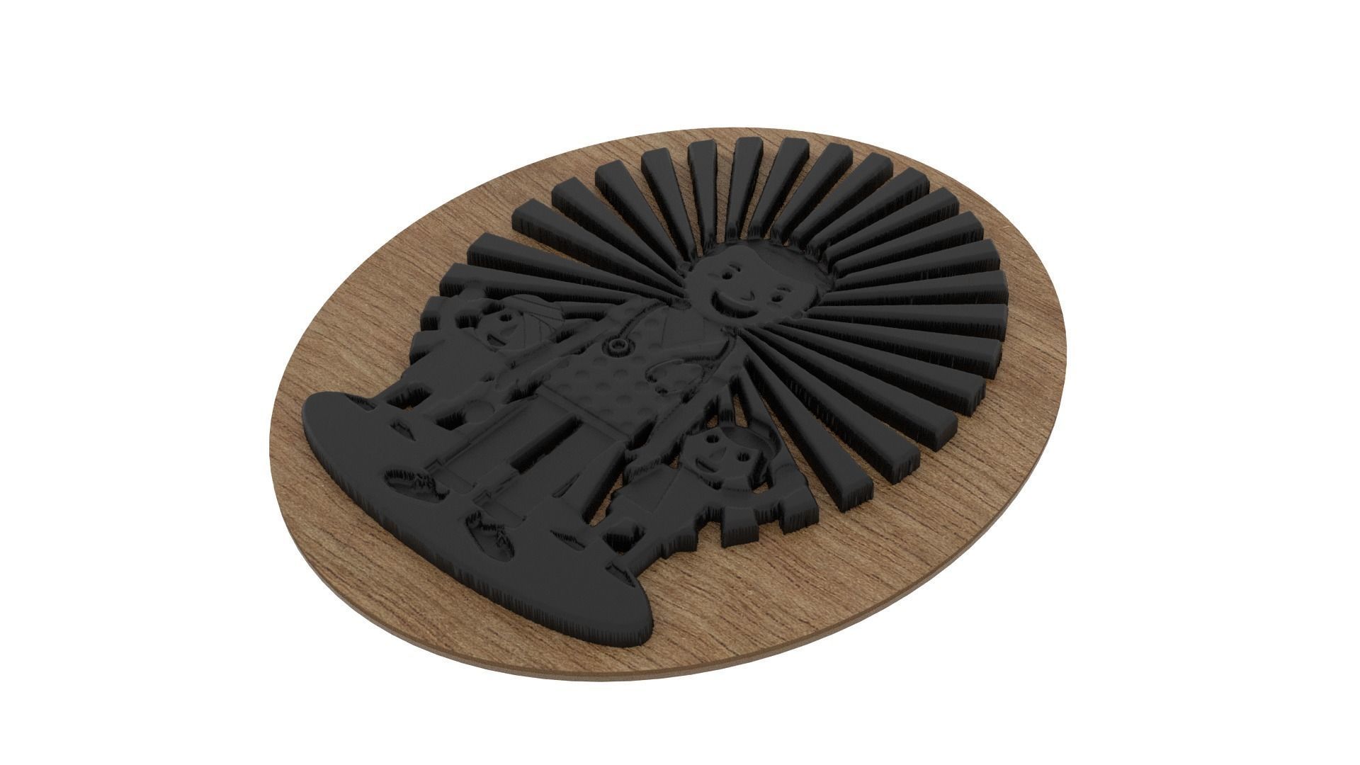 Doctor Medallion 3D print model_2