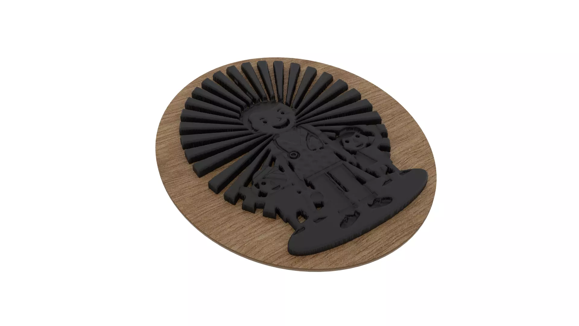 Doctor Medallion 3D print model_0