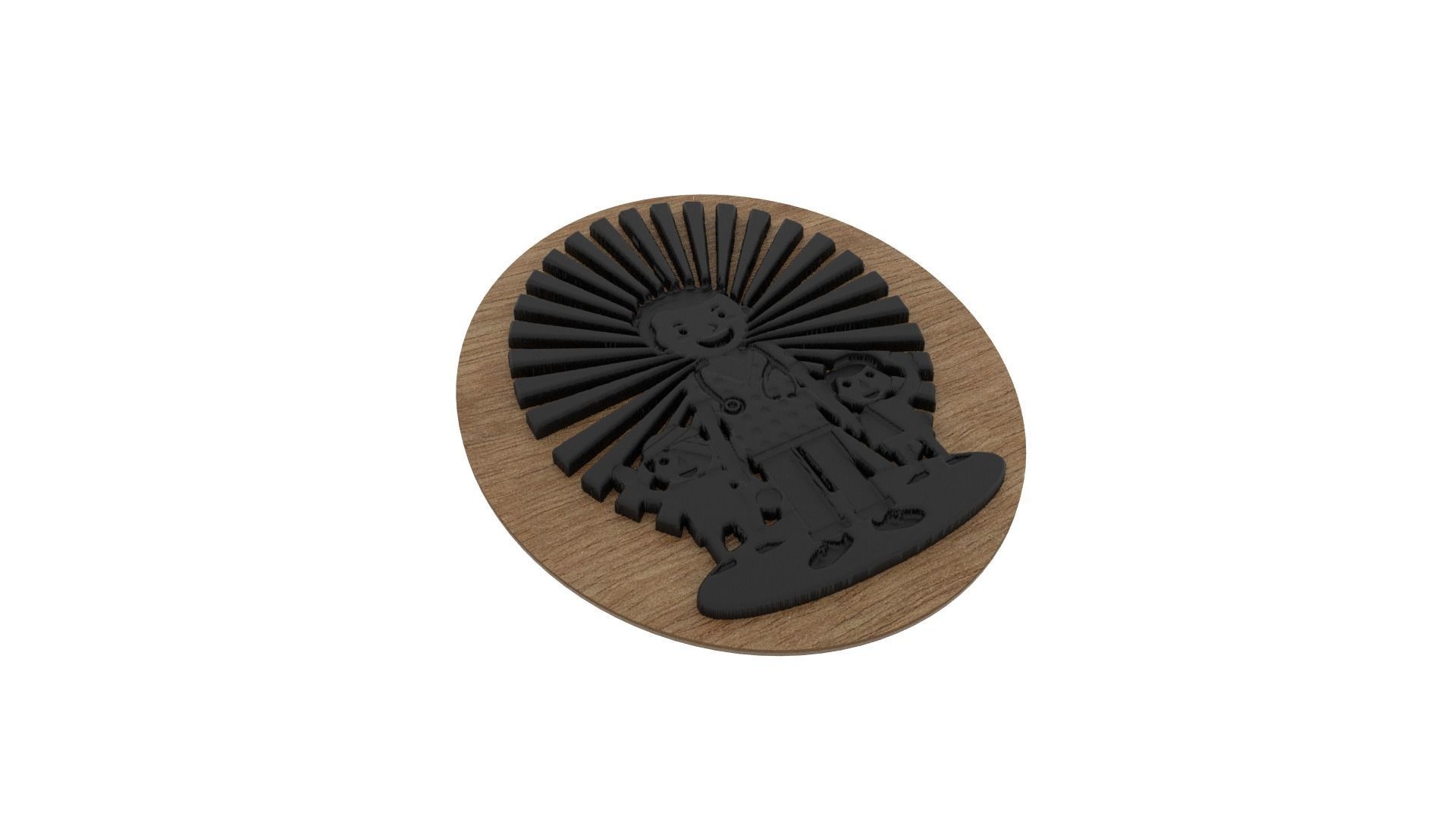 Doctor Medallion 3D print model_4