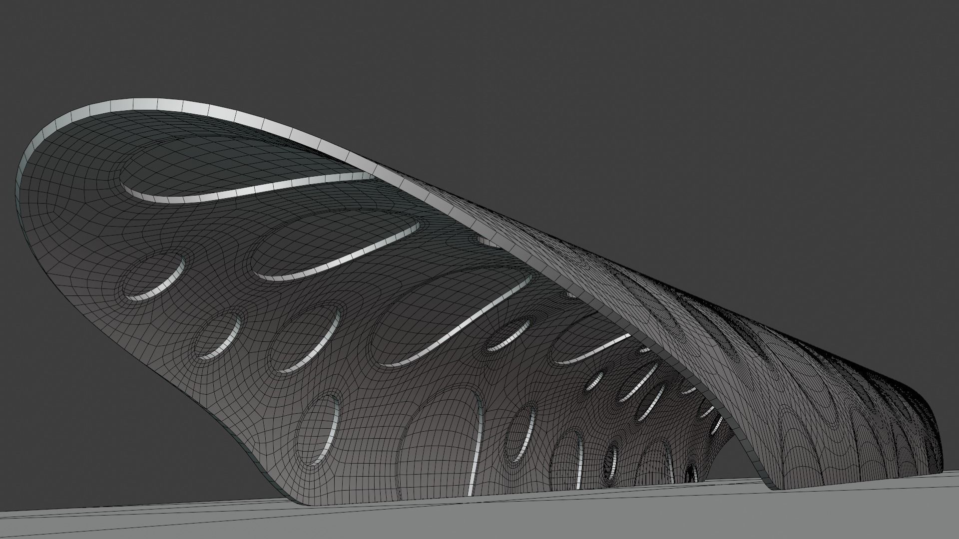 Future building III 3D model_2