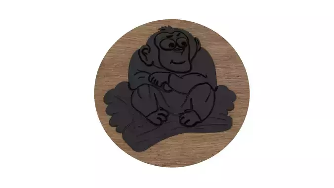 Monkey Medallion