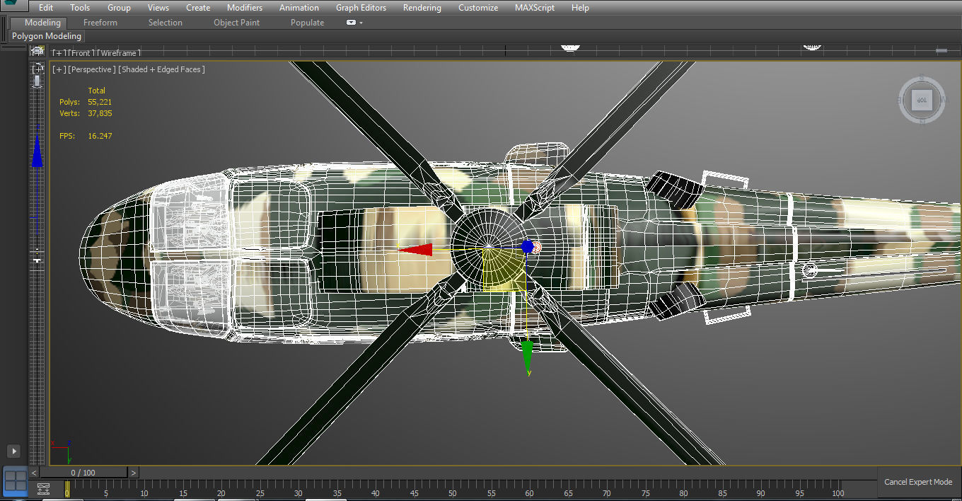 Agusta-hirundo-a109 Low-poly 3D model_12