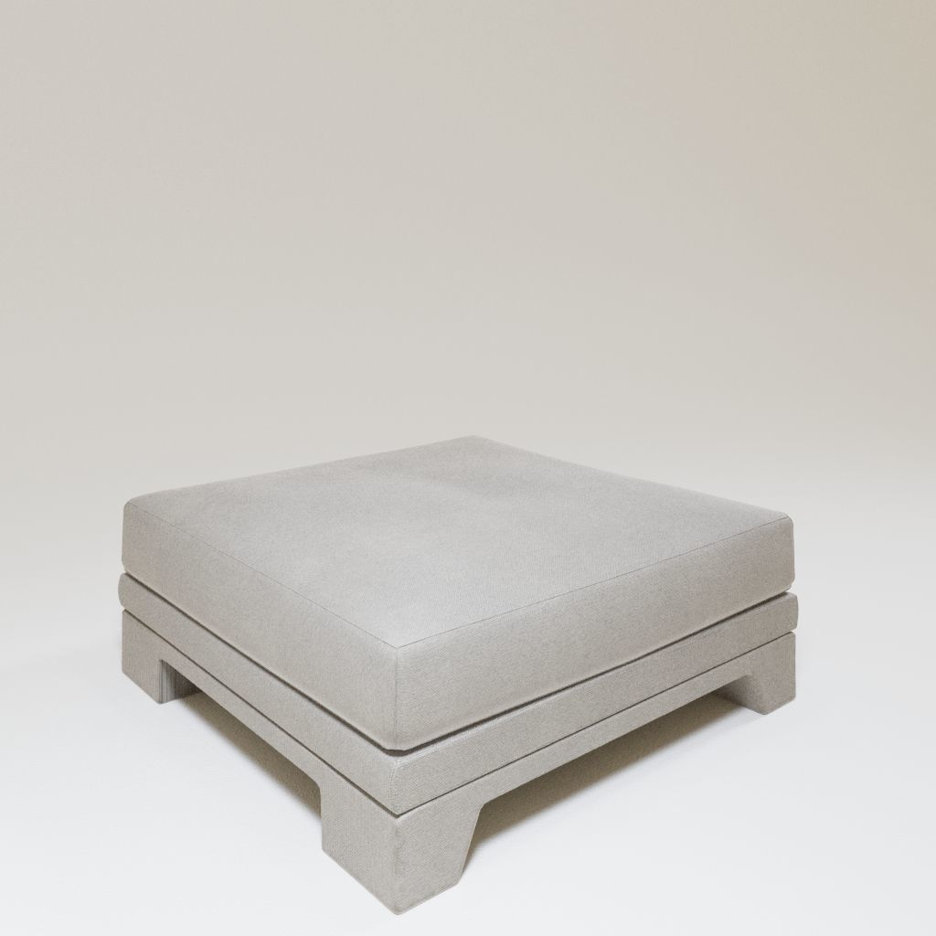 Patt Sofa Ottomano by Charles Tassin - Pierre Frey 3D model_3