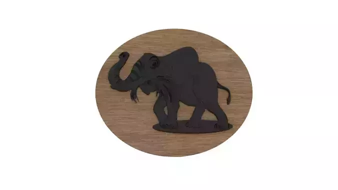 Elephant Medallion
