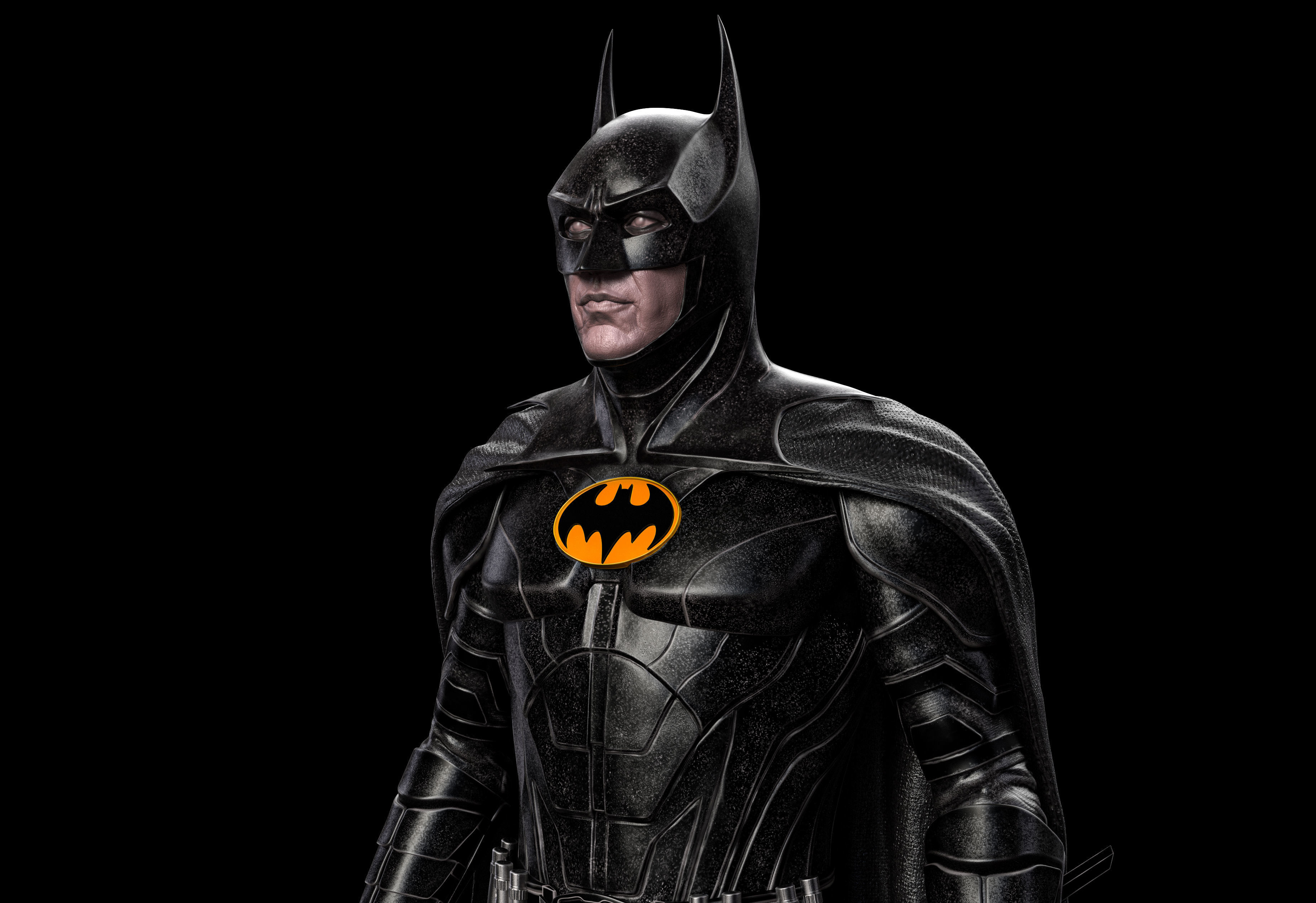 Micheal Keaton- Batman Modern Suit  3D print model_4