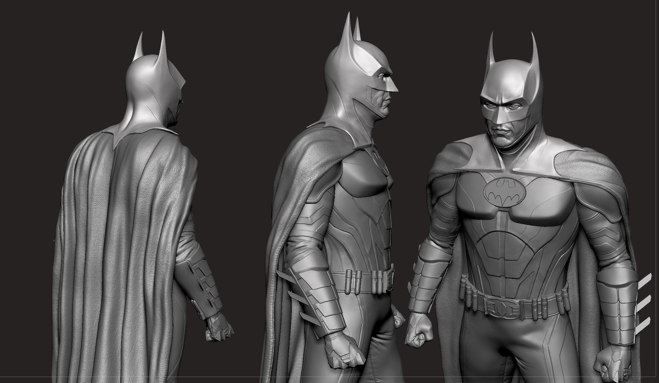 Micheal Keaton- Batman Modern Suit  3D print model_24