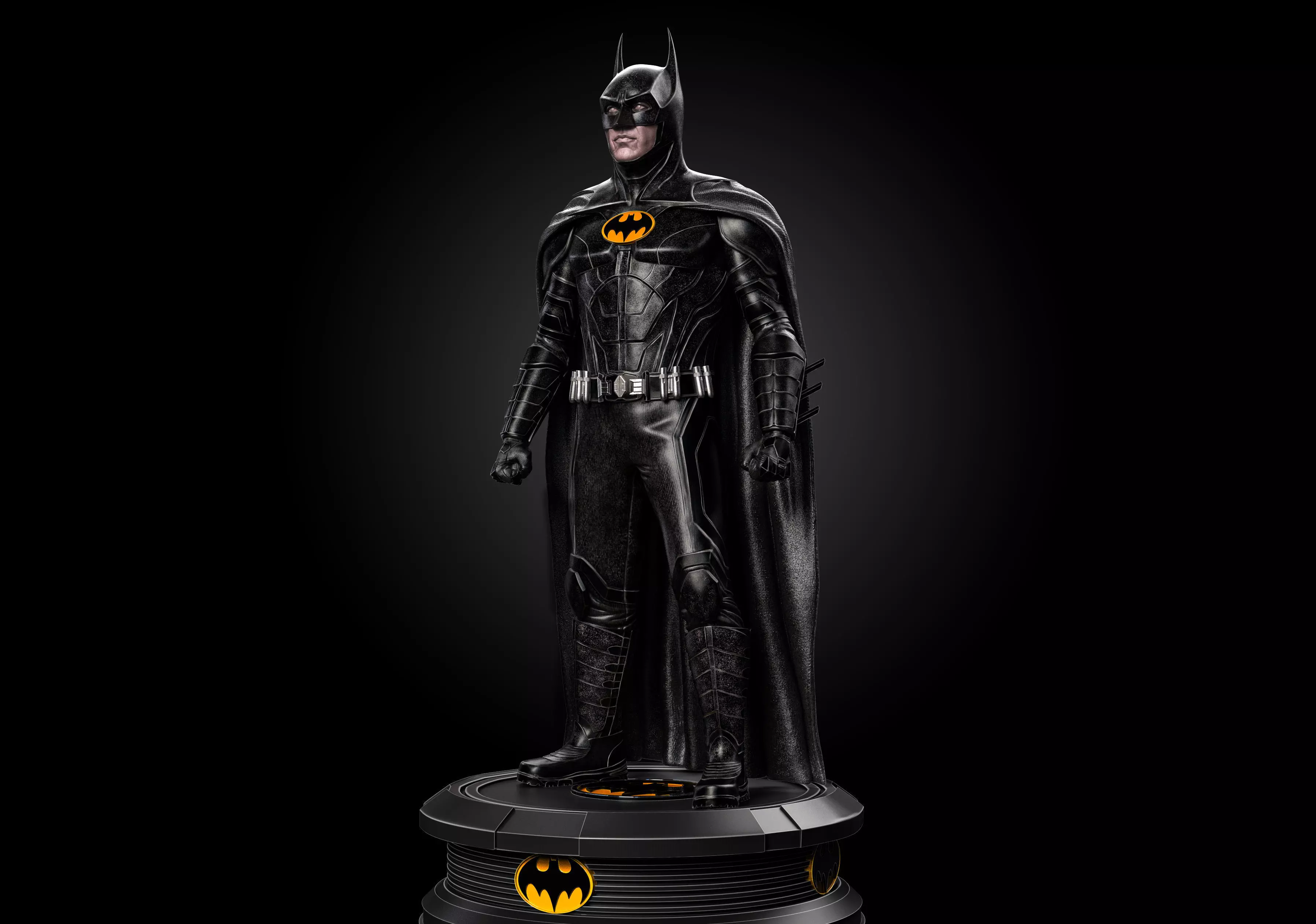Micheal Keaton- Batman Modern Suit  3D print model_0