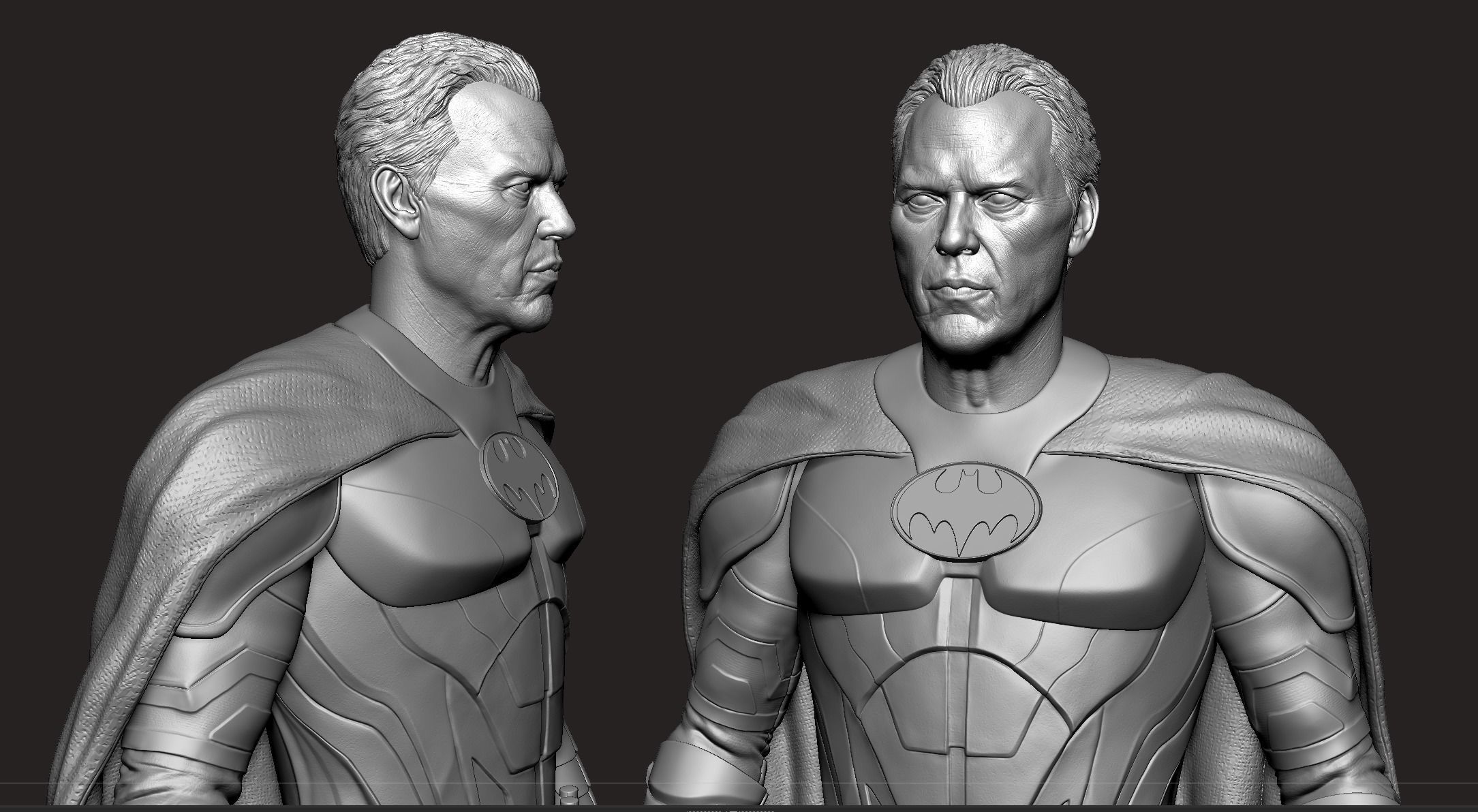 Micheal Keaton- Batman Modern Suit  3D print model_23