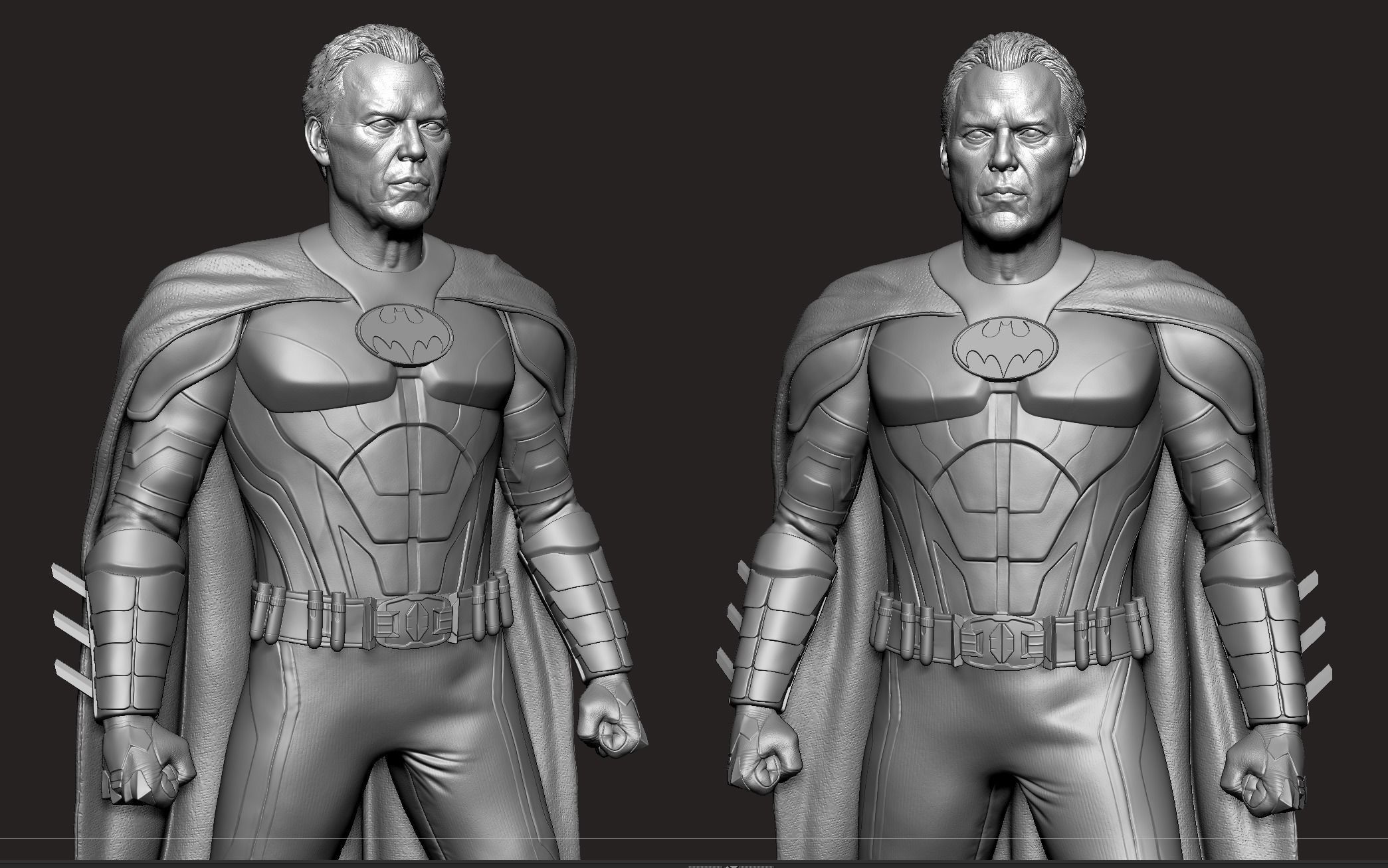 Micheal Keaton- Batman Modern Suit  3D print model_27