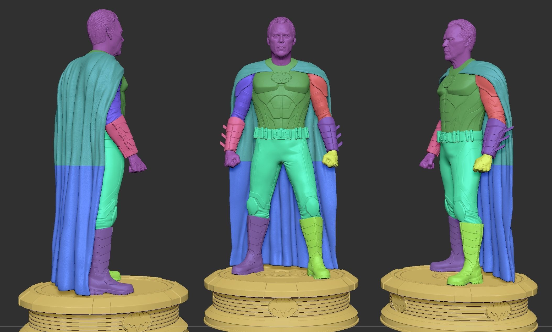 Micheal Keaton- Batman Modern Suit  3D print model_19