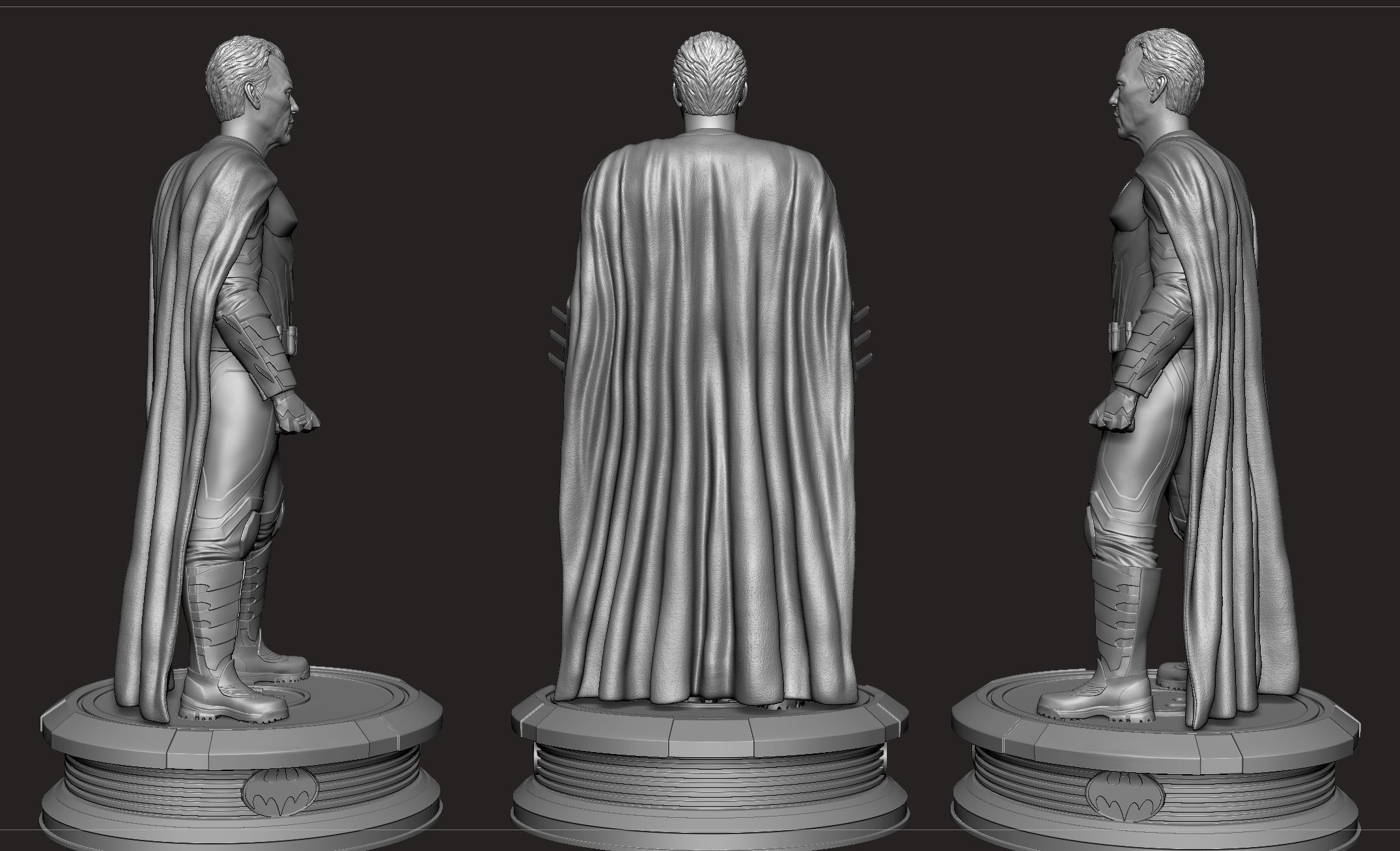 Micheal Keaton- Batman Modern Suit  3D print model_17