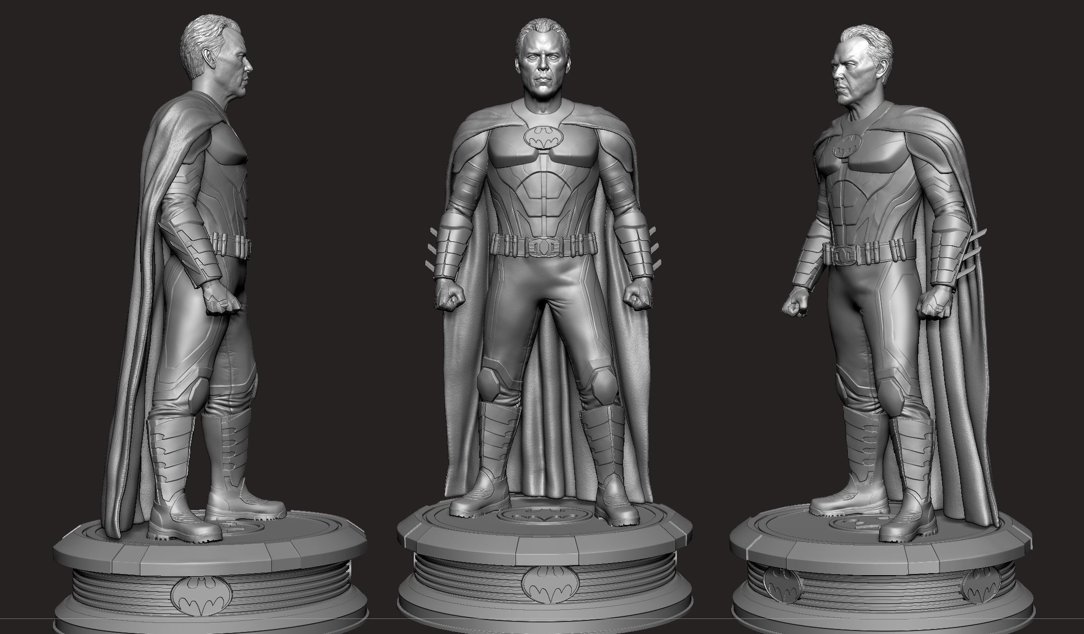 Micheal Keaton- Batman Modern Suit  3D print model_14