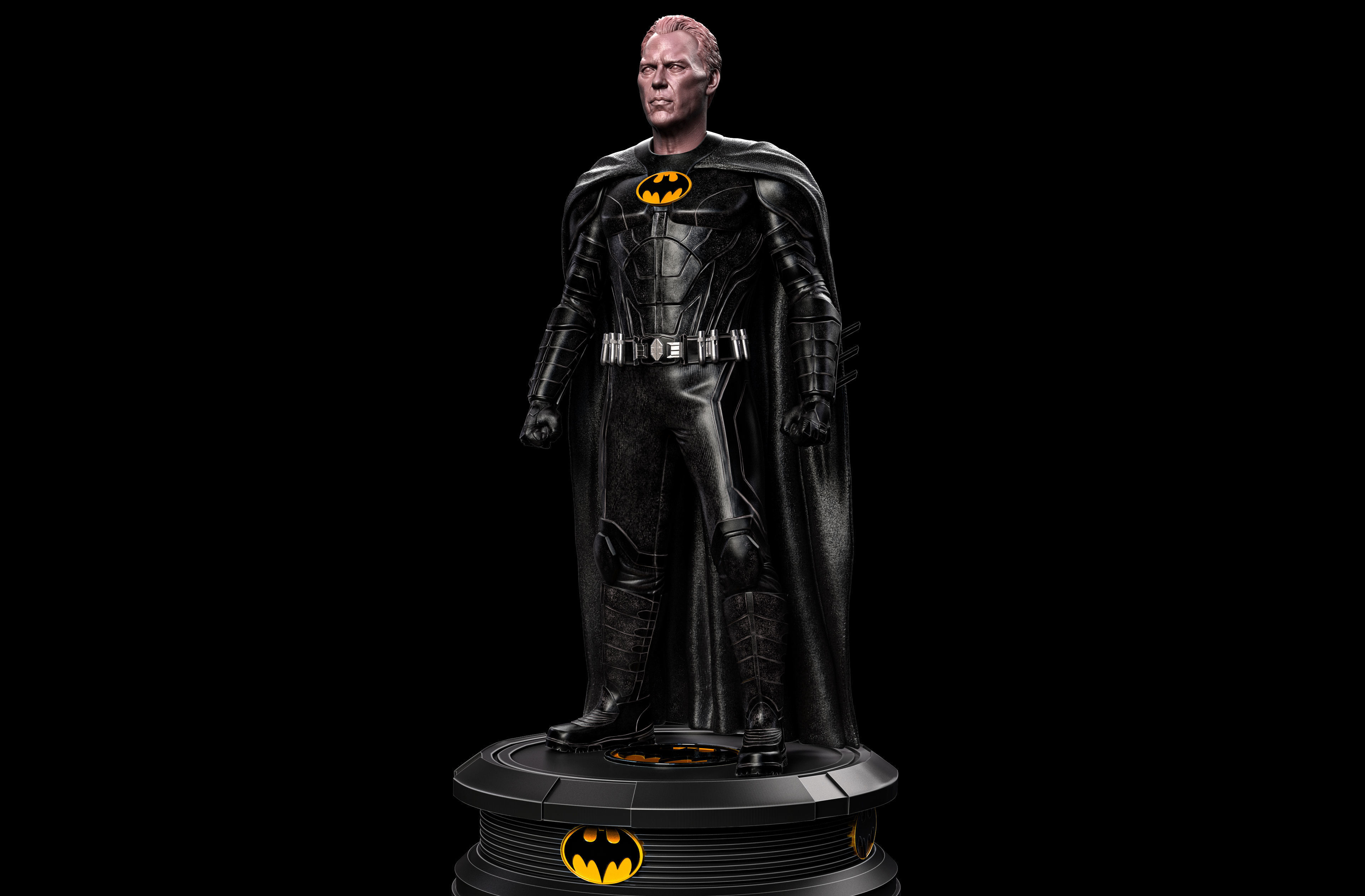 Micheal Keaton- Batman Modern Suit  3D print model_2