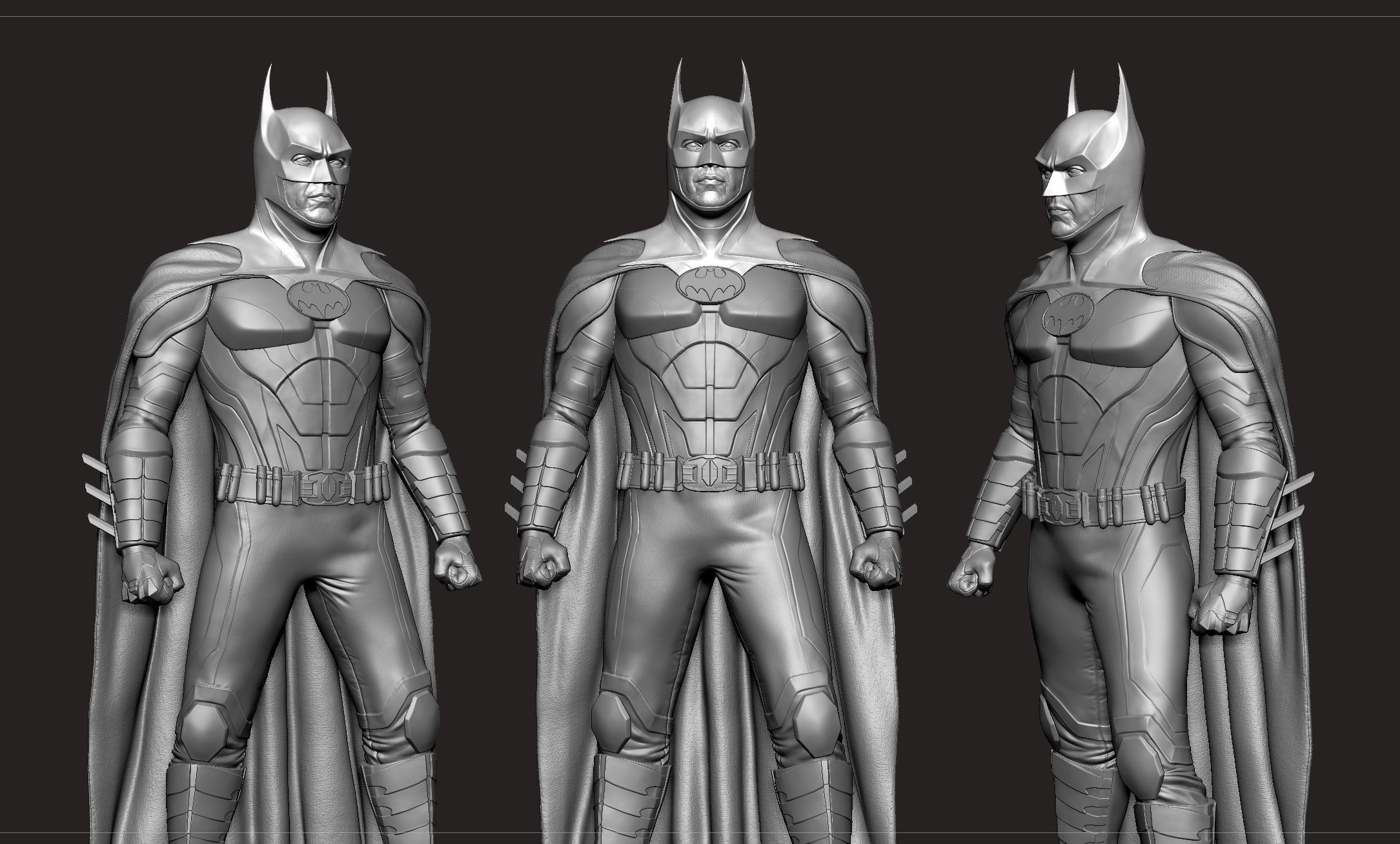 Micheal Keaton- Batman Modern Suit  3D print model_18