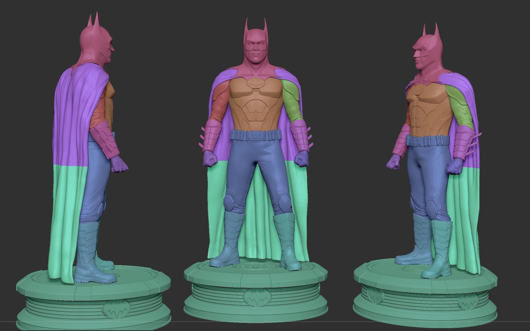 Micheal Keaton- Batman Modern Suit  3D print model_20