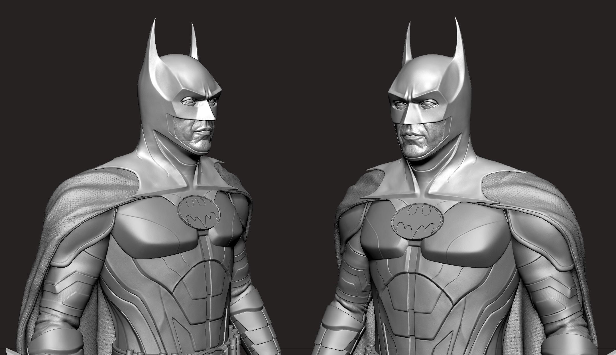 Micheal Keaton- Batman Modern Suit  3D print model_22