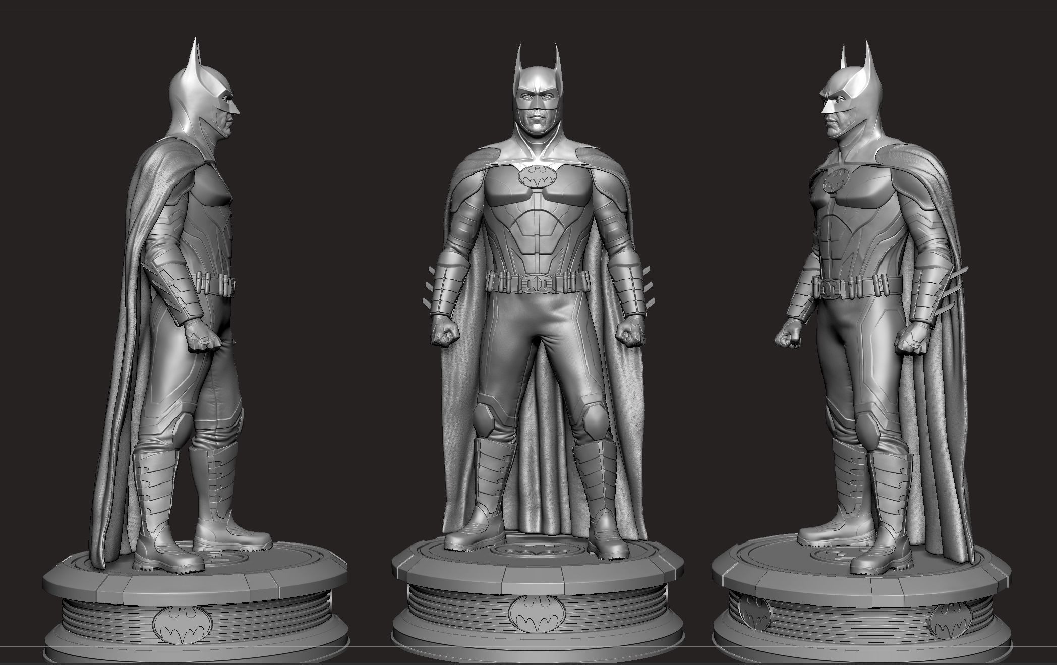 Micheal Keaton- Batman Modern Suit  3D print model_13