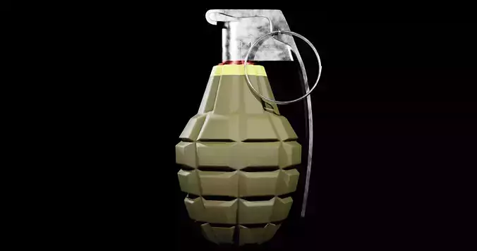 MK 2 Grenade - made in Blender