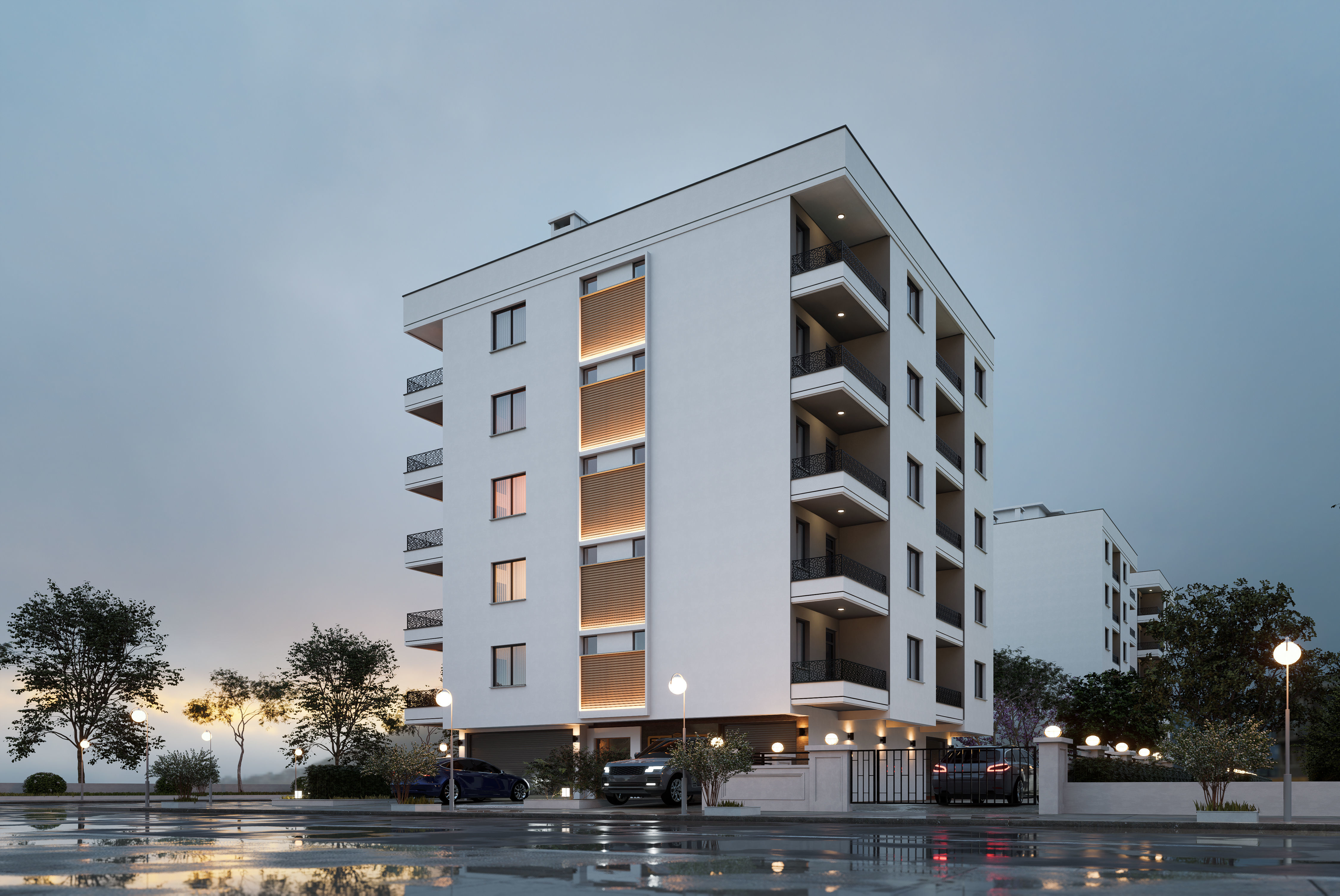 Two block site project 3D model_10