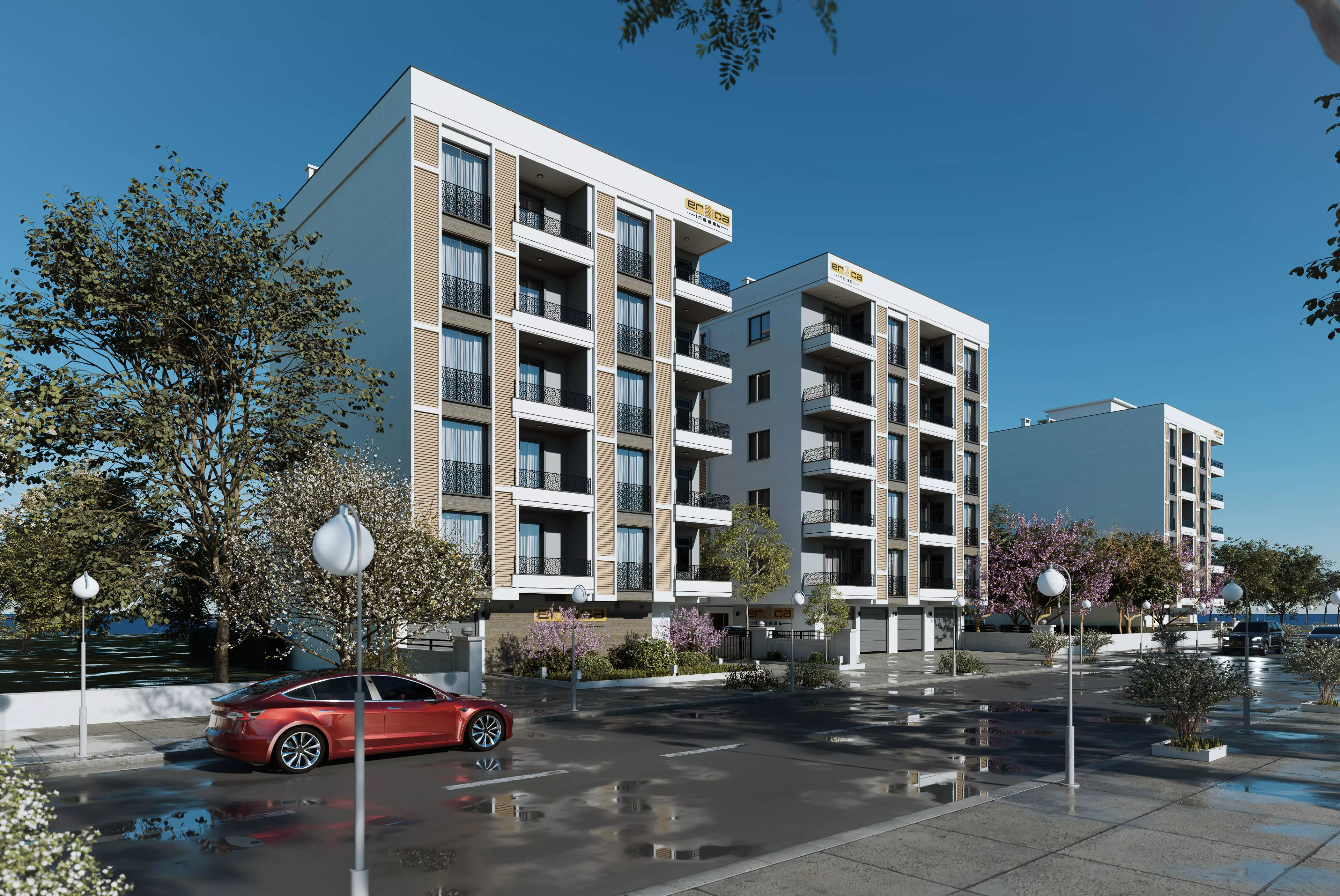 Two block site project 3D model_0