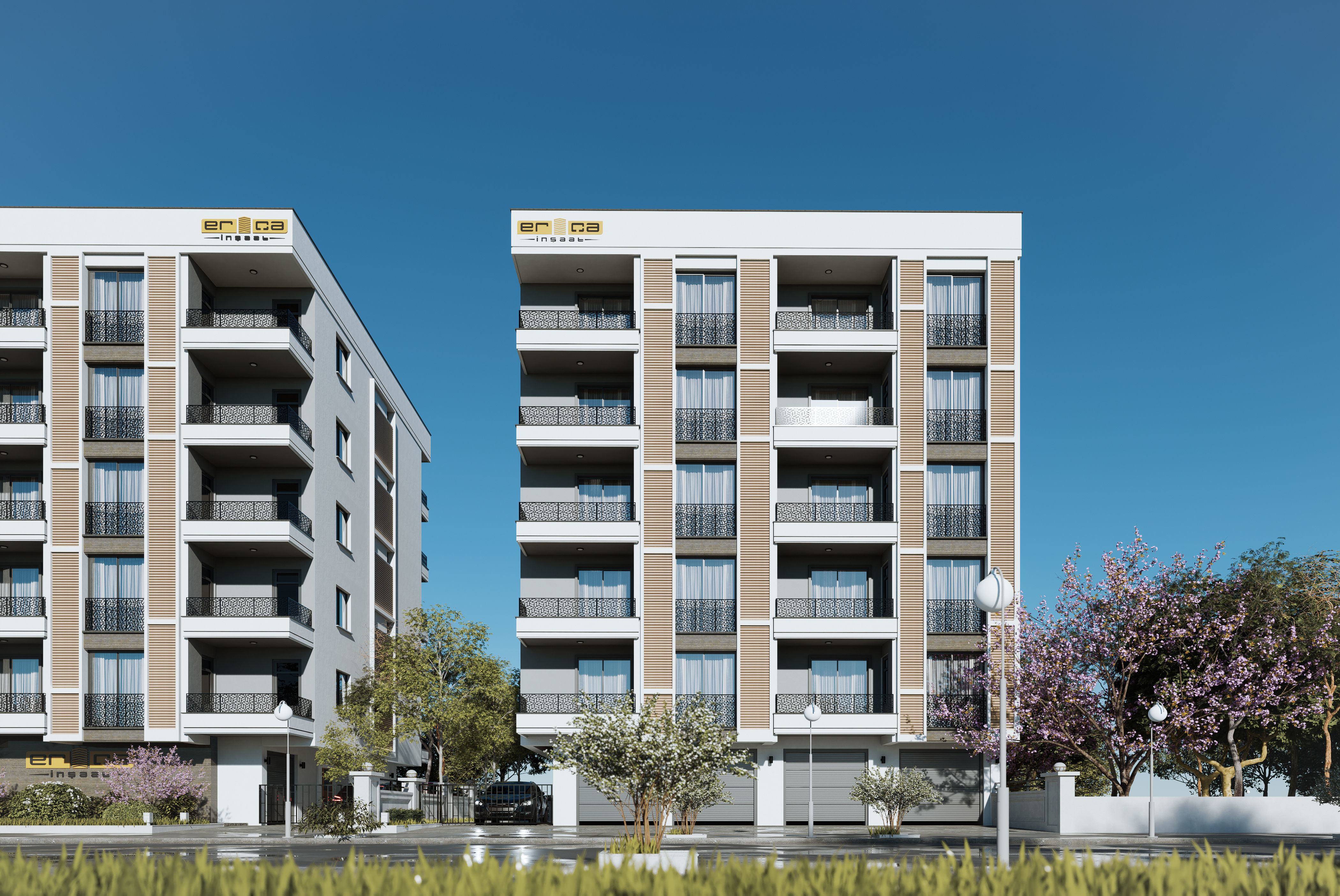 Two block site project 3D model_9