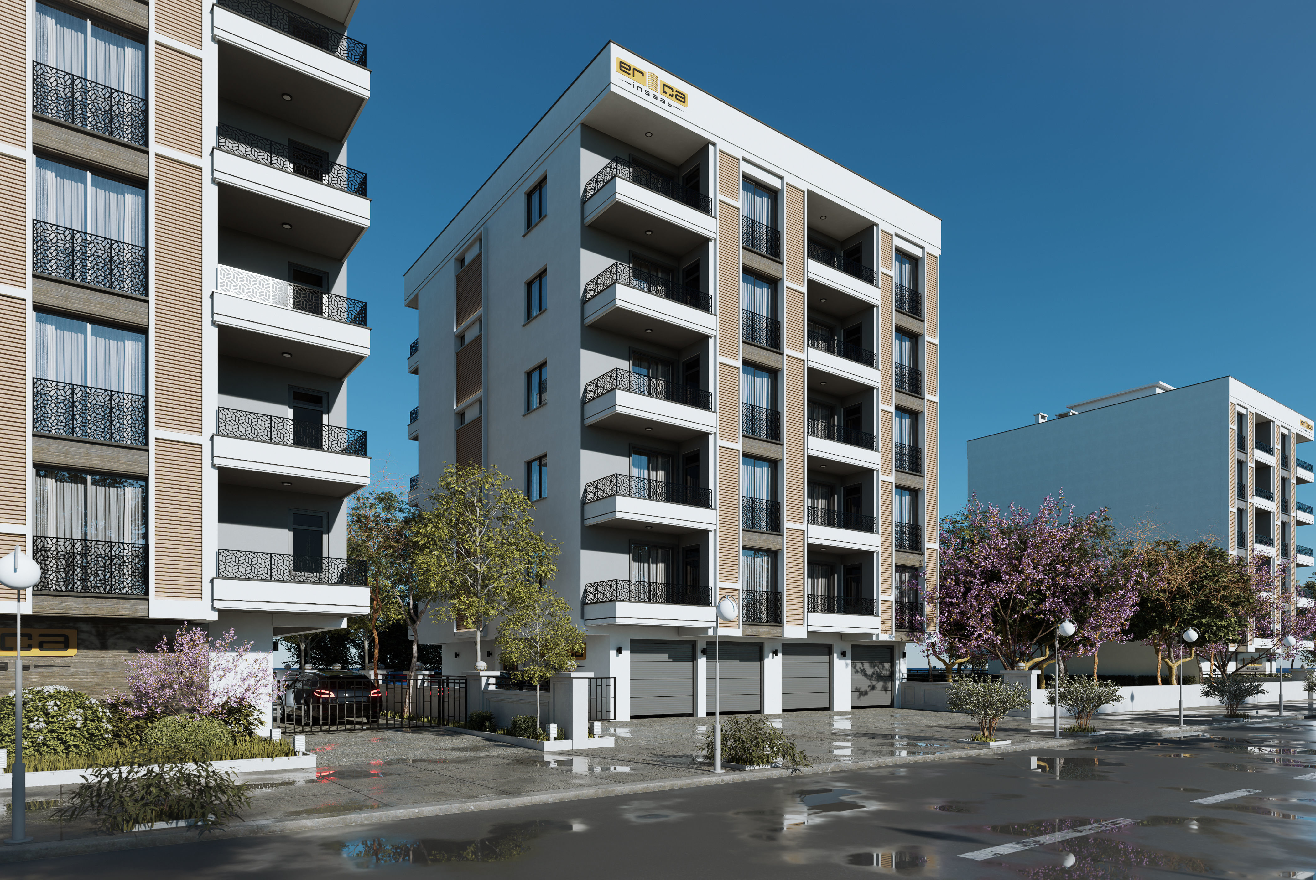 Two block site project 3D model_7