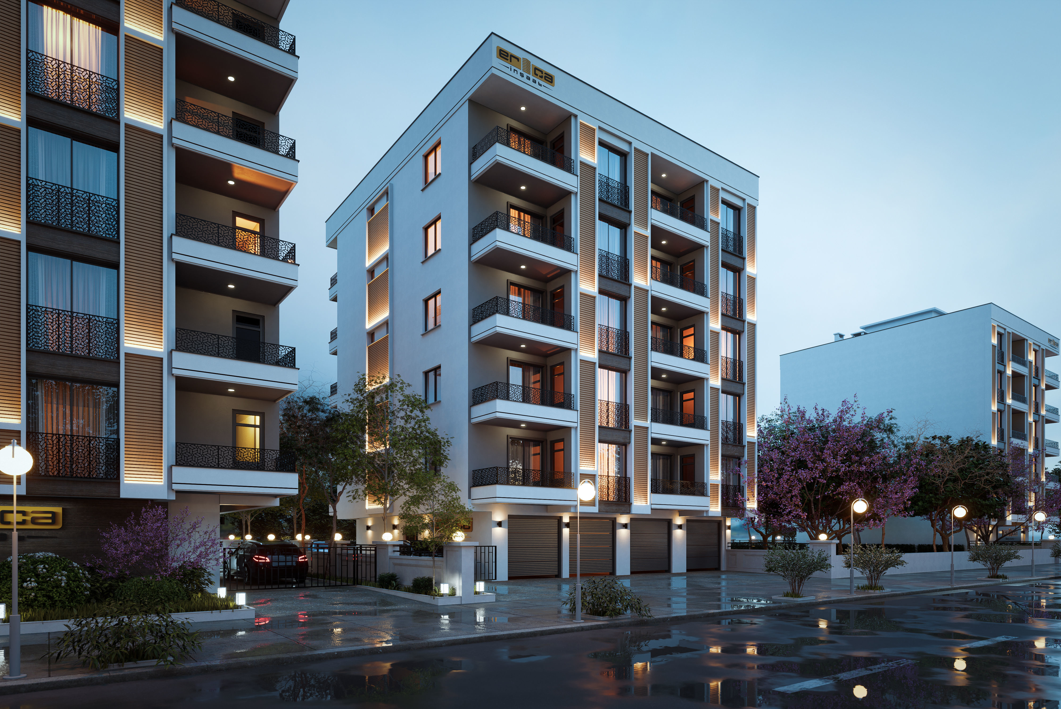 Two block site project 3D model_6