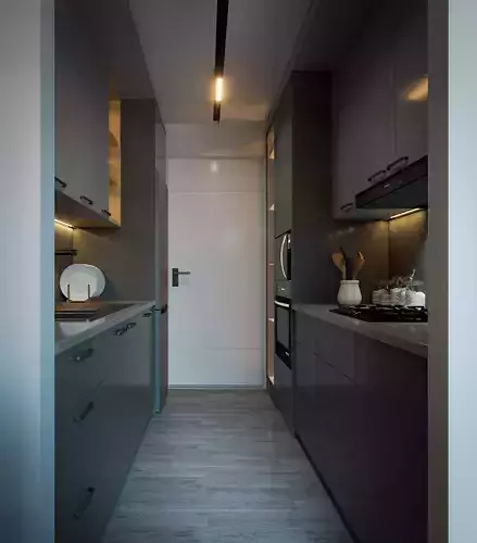 Simple Kitchen 3D model