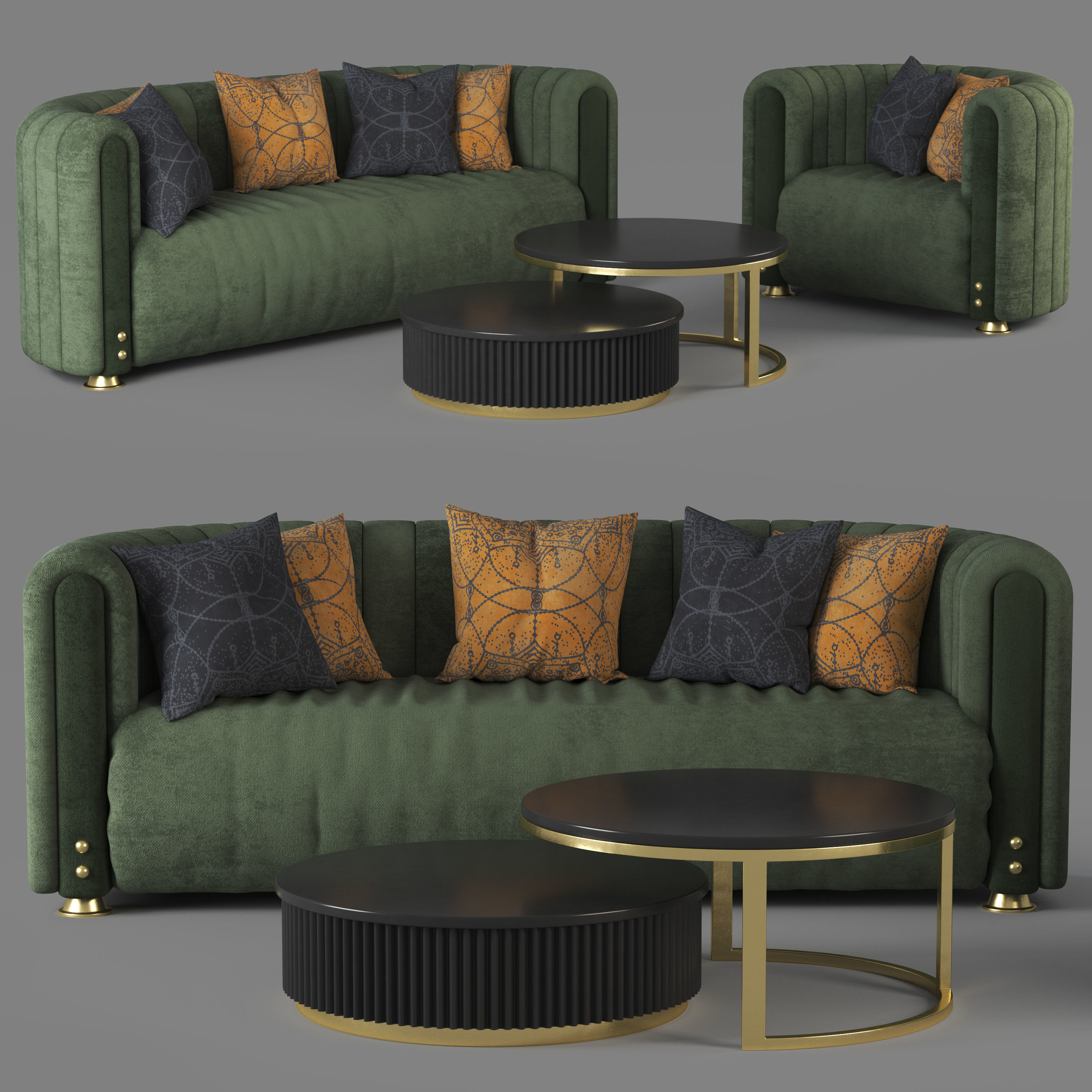 Artemest Sofa 3D model_5