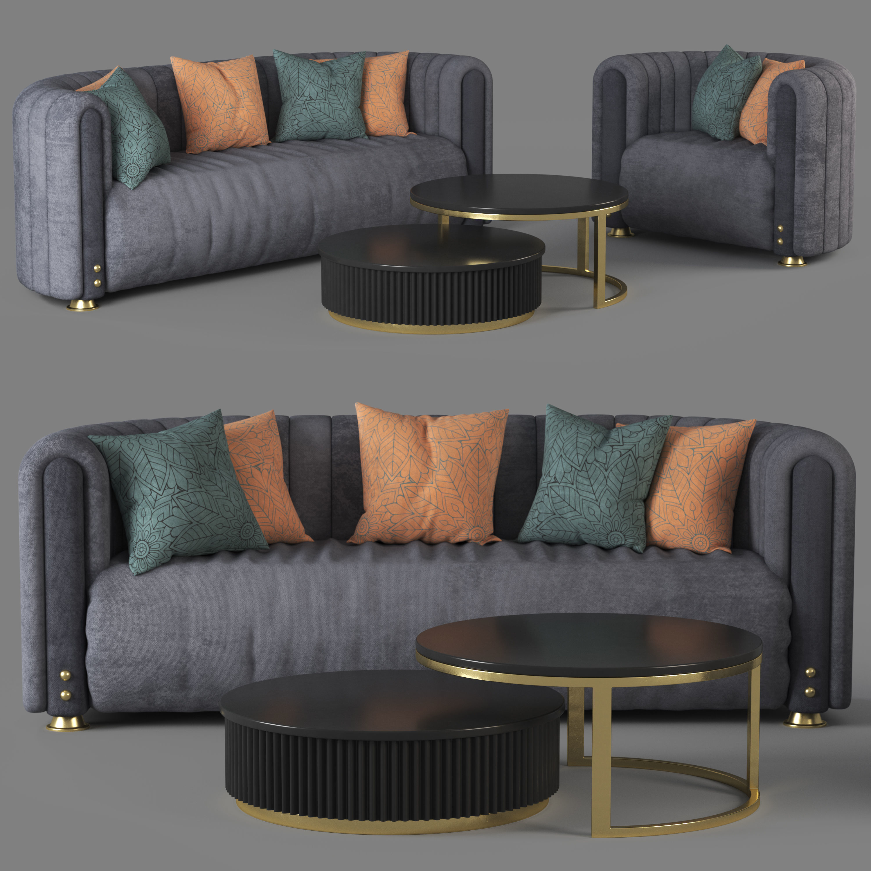 Artemest Sofa 3D model_4