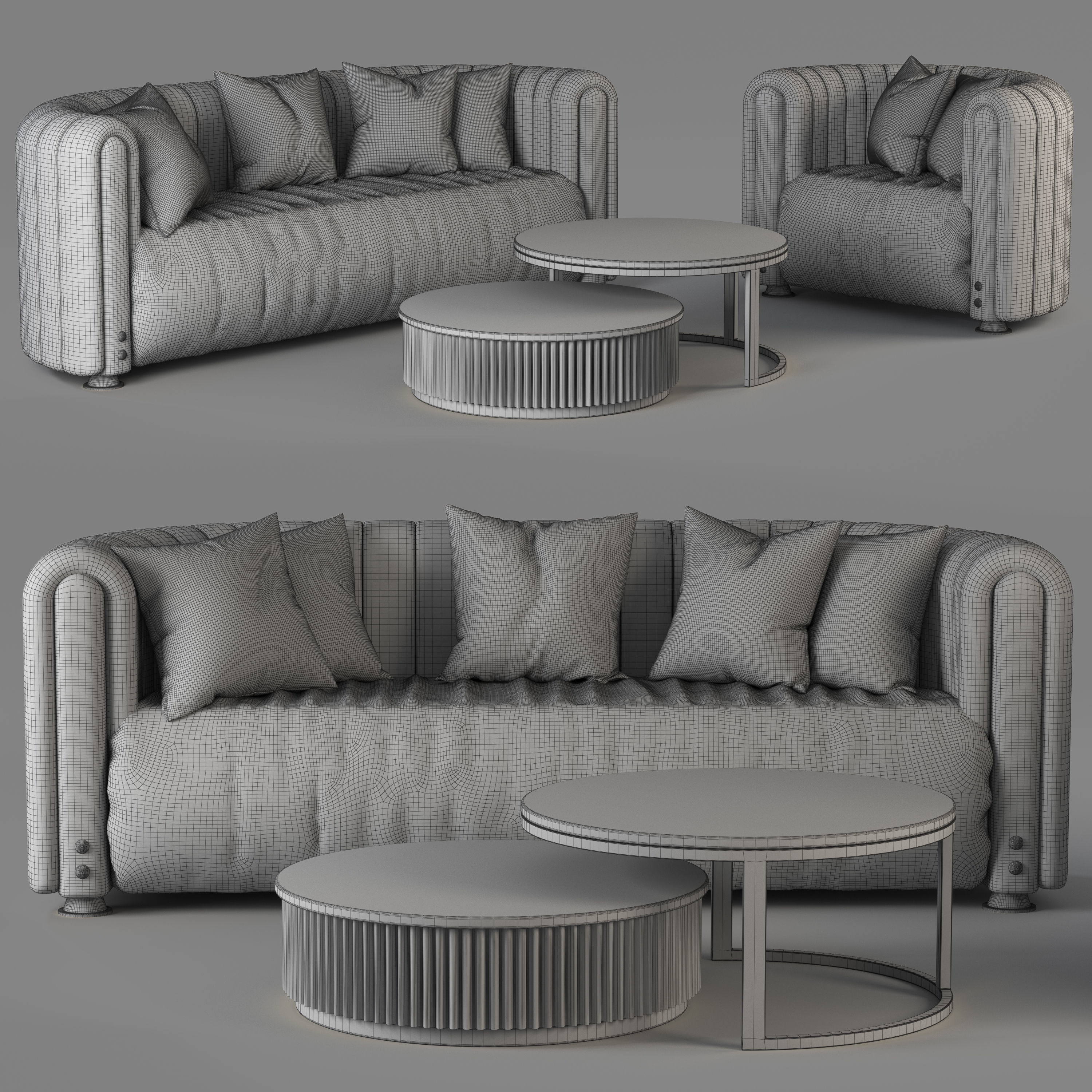 Artemest Sofa 3D model_8