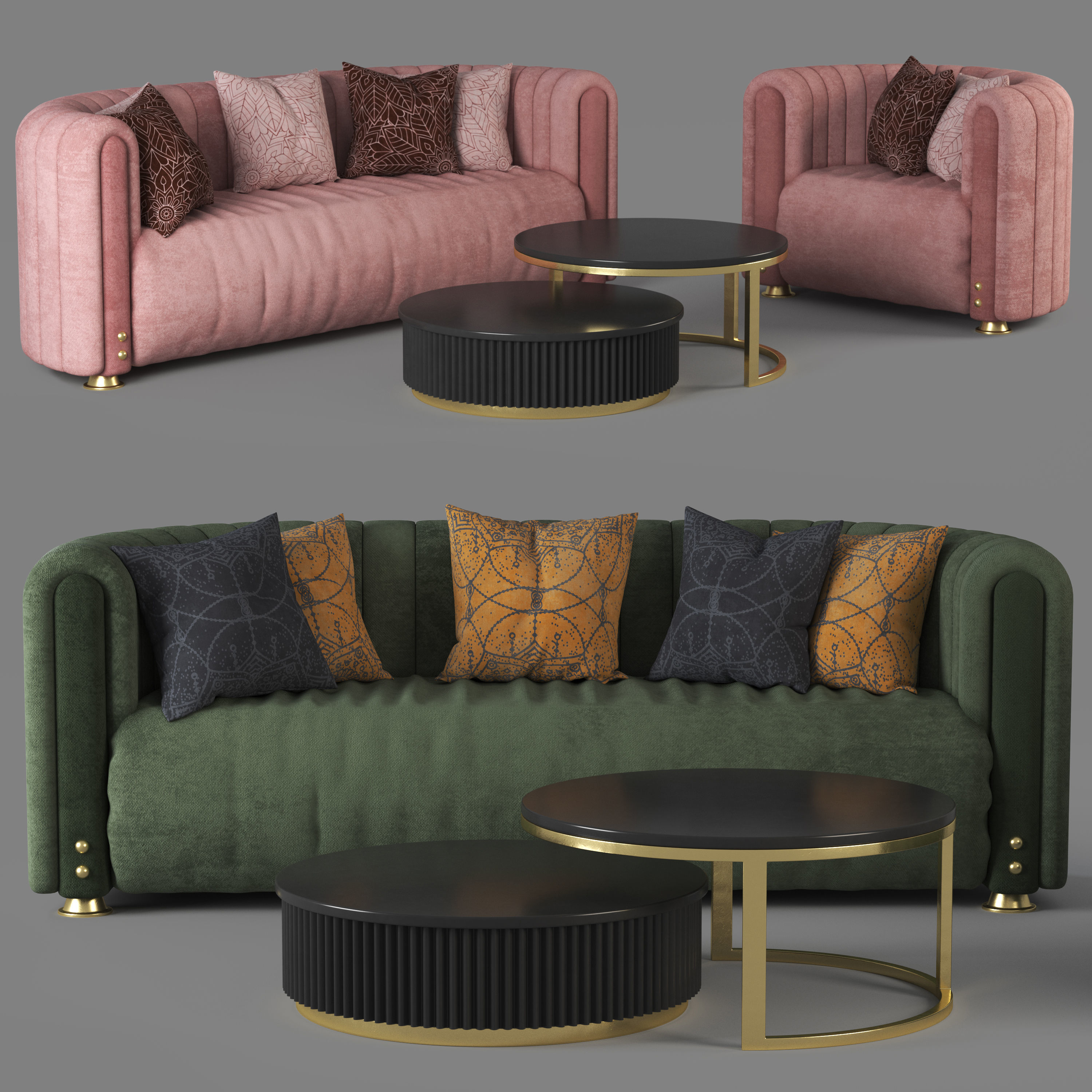 Artemest Sofa 3D model_3