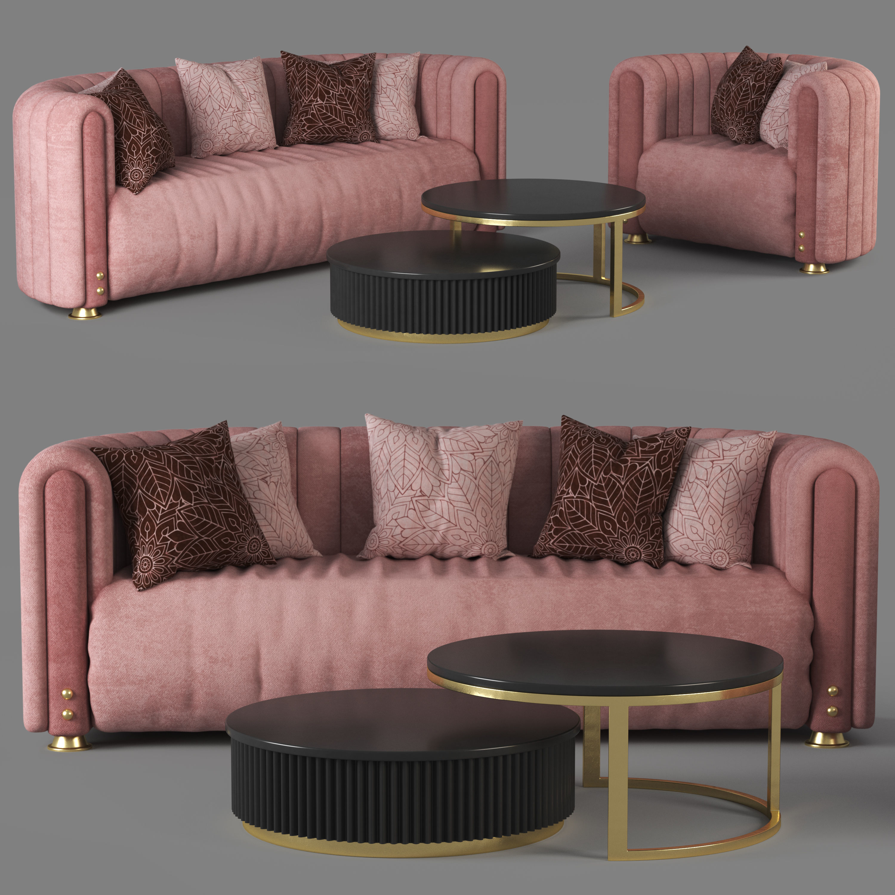 Artemest Sofa 3D model_6