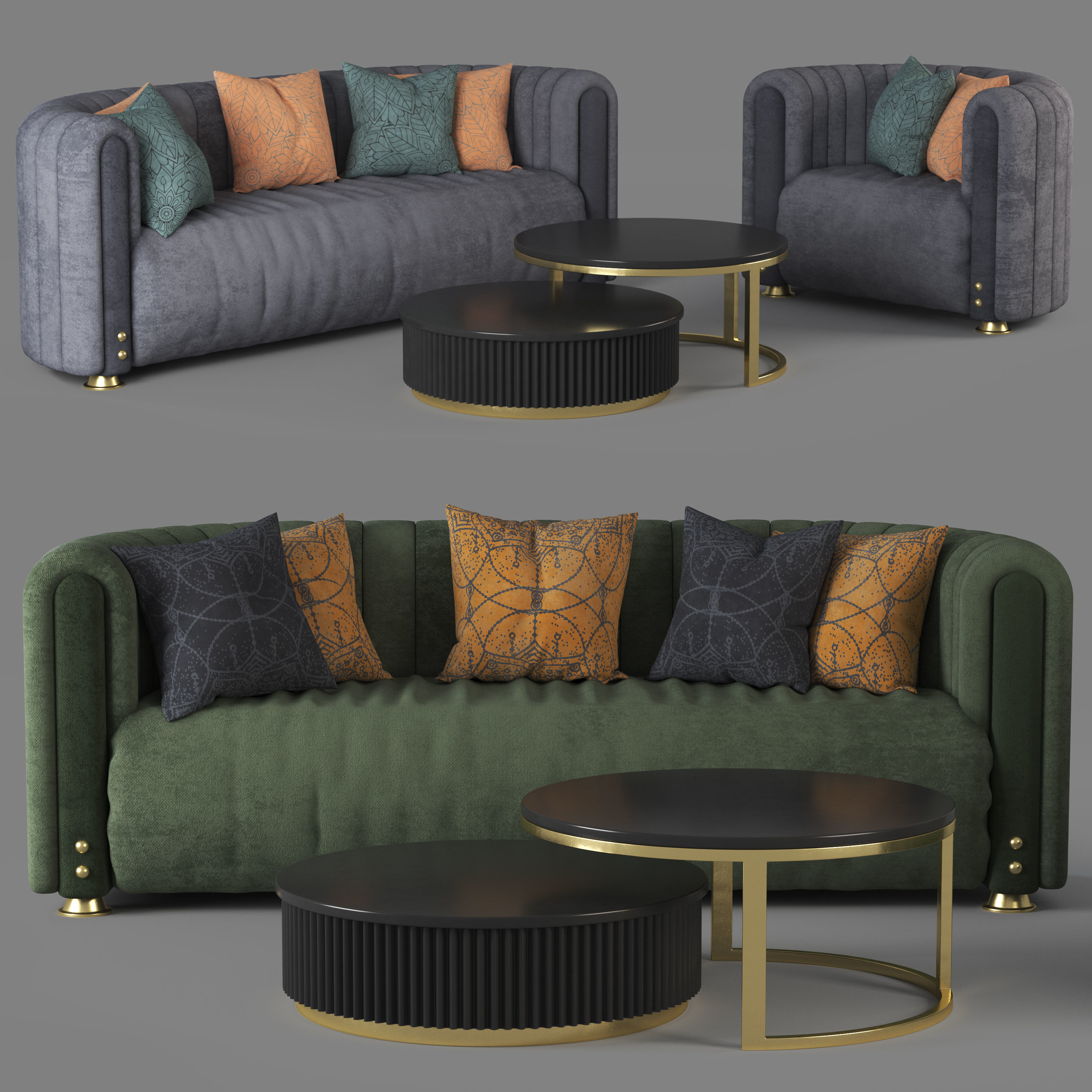 Artemest Sofa 3D model_1