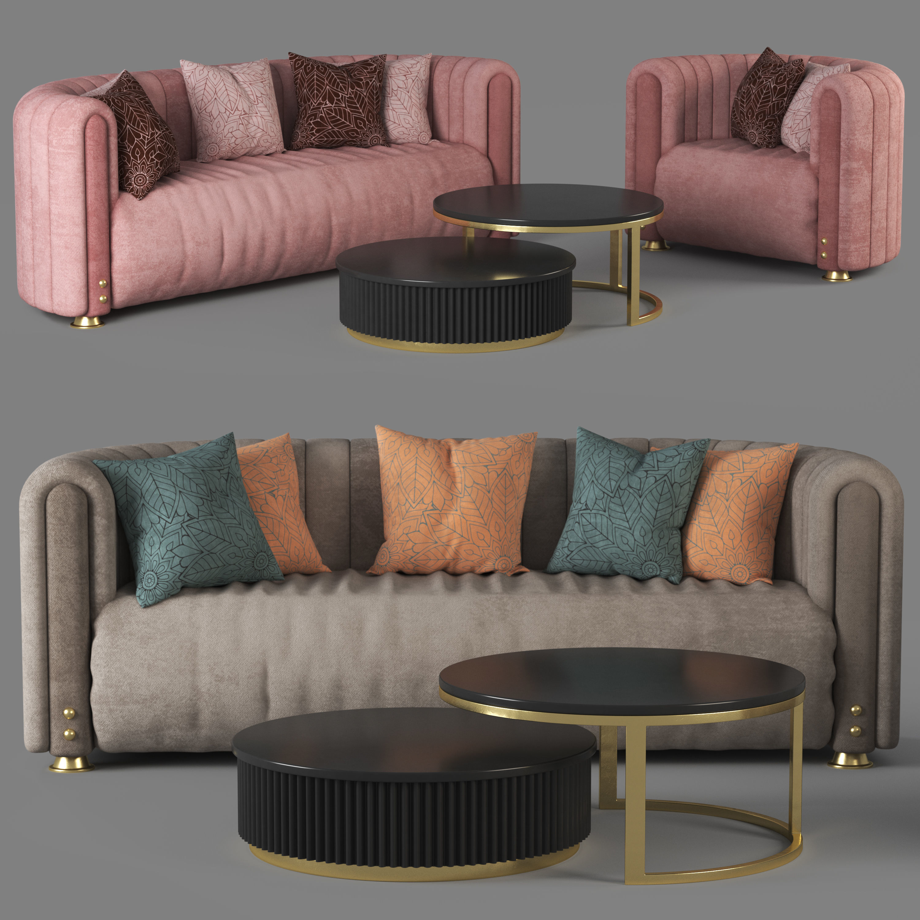 Artemest Sofa 3D model_2