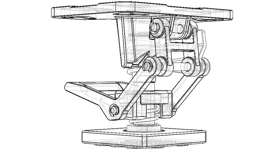 Adjustable Height Floor Lock 3D model_15