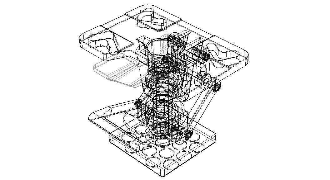 Adjustable Height Floor Lock 3D model_4