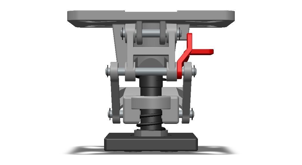Adjustable Height Floor Lock 3D model_21
