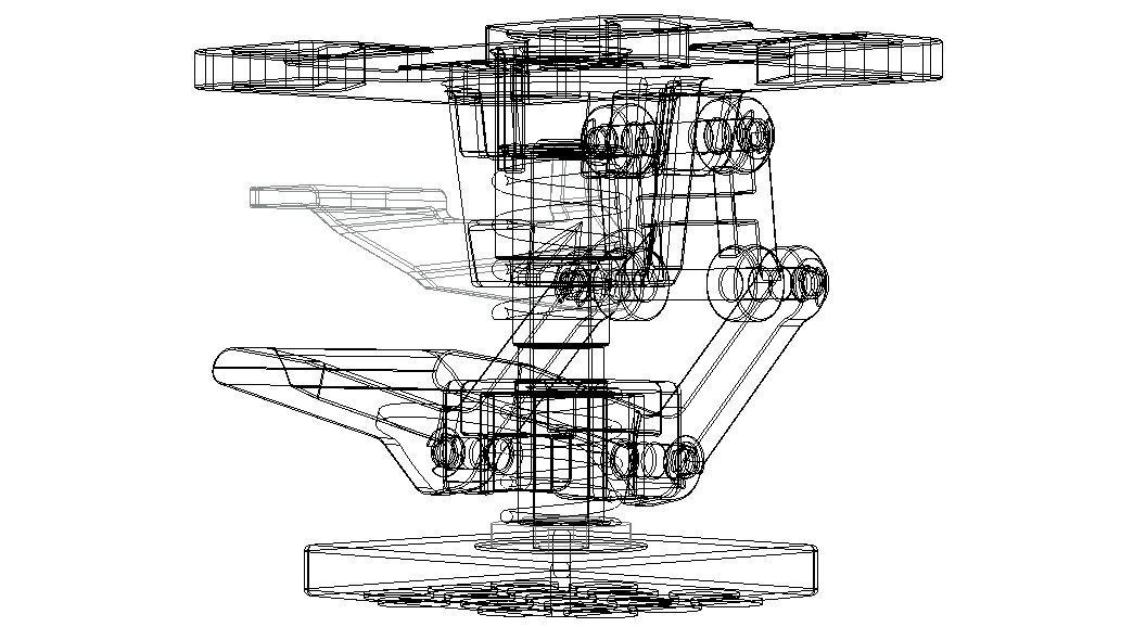 Adjustable Height Floor Lock 3D model_8