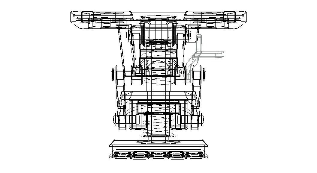 Adjustable Height Floor Lock 3D model_20
