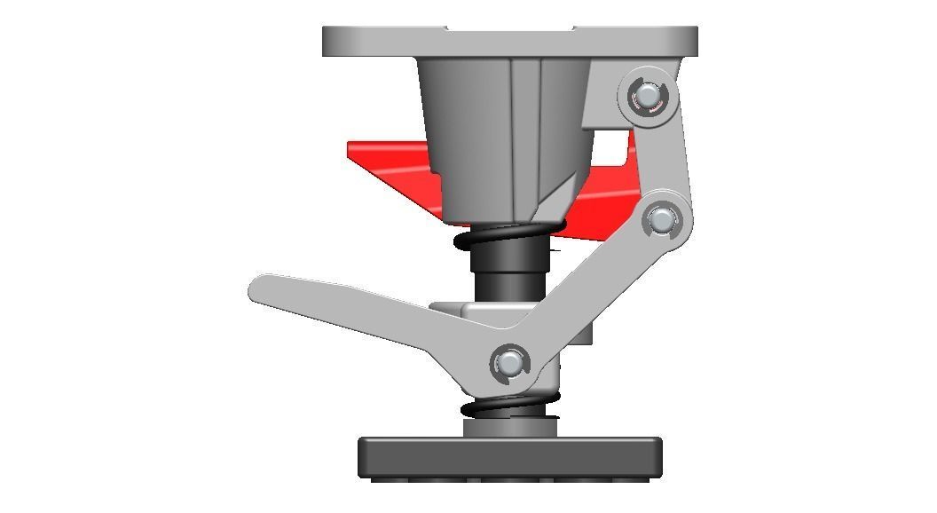 Adjustable Height Floor Lock 3D model_13