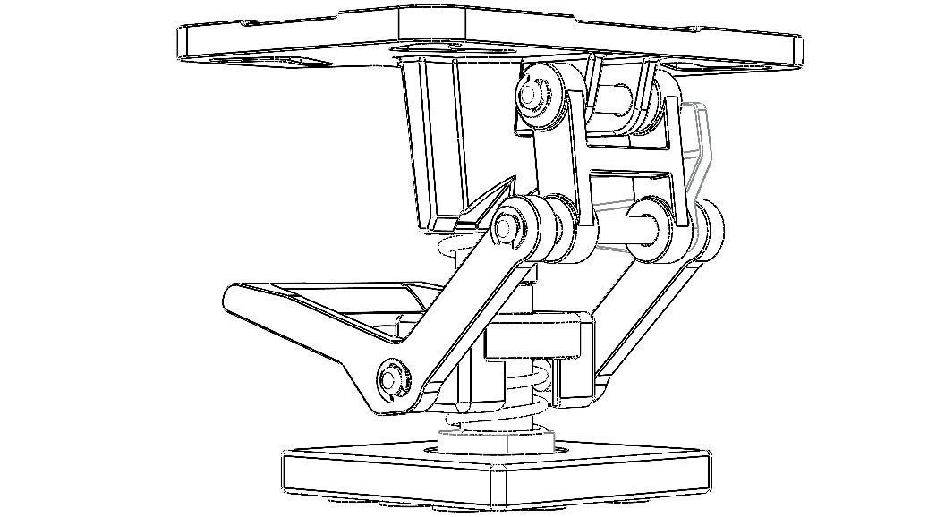 Adjustable Height Floor Lock 3D model_14