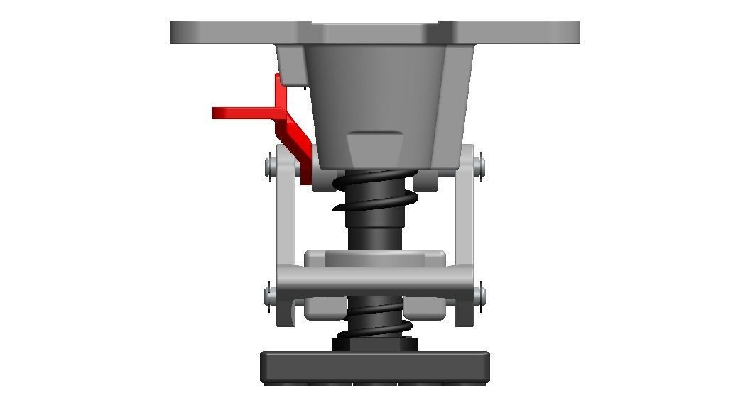 Adjustable Height Floor Lock 3D model_41